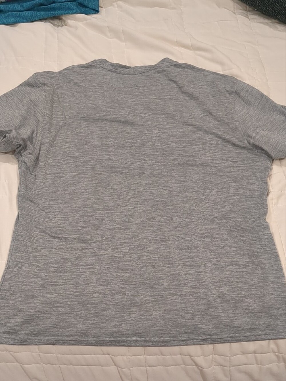Kensie Heather Gray Logo Tee - Gray - Picture 4 of 4